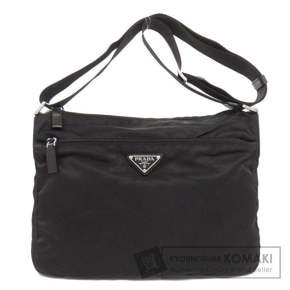 Prada Logo Crossbody Bag Black